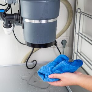 leaking garbage disposal