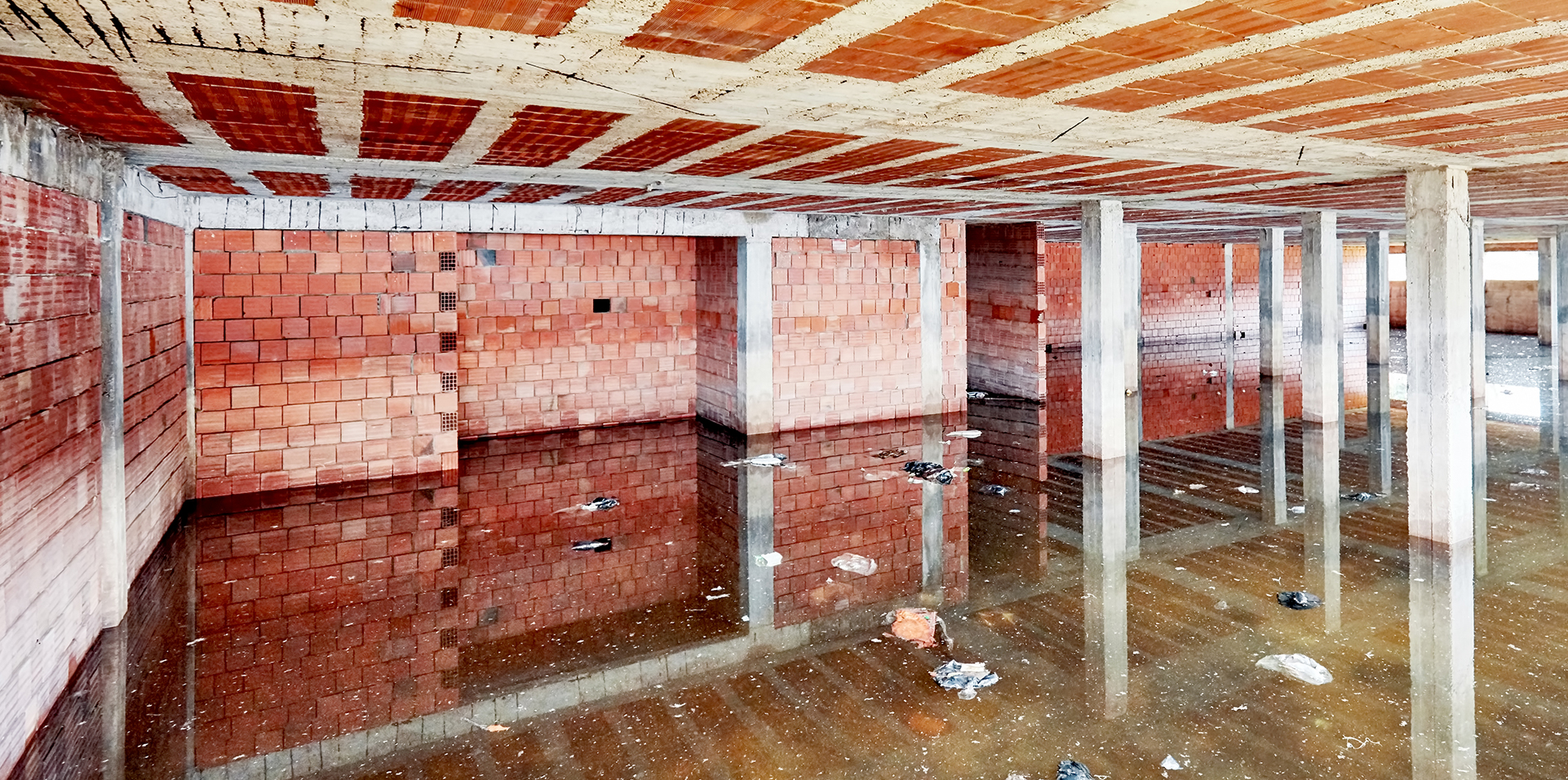 flooded basement