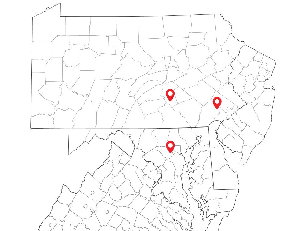 coverage area map