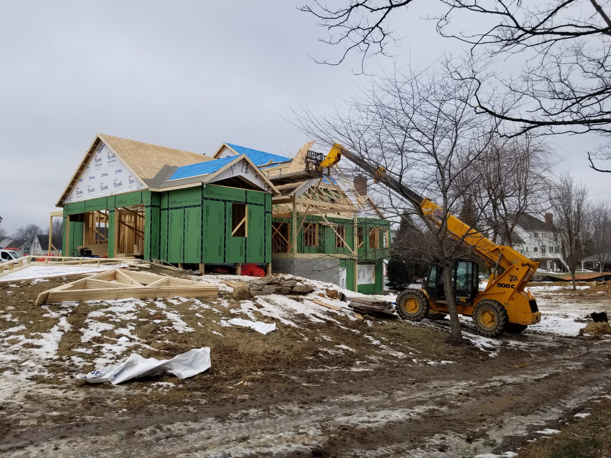 Restoration Construction of residential house